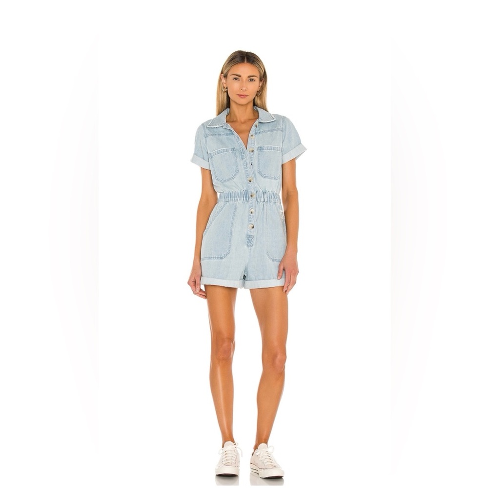 Show Me Your Mumu Cannon Romper in Dockside